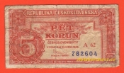 5 Kčs 1949 A 62