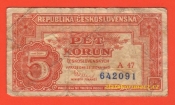 5 Kčs 1949 A 47