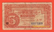 5 Kčs 1949 A 89