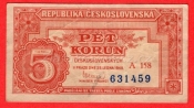 5 Kčs 1949 A 158
