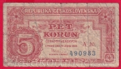 5 Kčs 1949 A 20
