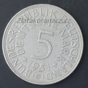 5 marka-1951 G