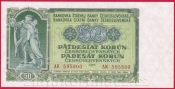 50 Kčs 1953 AK - ruský číslovač