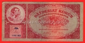 50 korun 1929  Mb