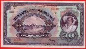 5000 Korun 1920 B Perf.