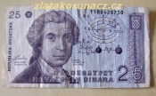 Chorvatsko - 25 Dinara 1991