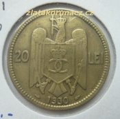 Rumunsko - 20 lei 1930 - Paříž