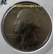 USA - 1/4 dollar 1981 P