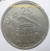 Španělsko - 25 pesetas 1957 (59)