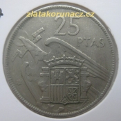 Španělsko - 25 pesetas 1957 (64)