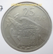 Španělsko - 25 pesetas 1957 (65)