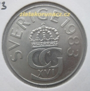 Švédsko - 5 kronor 1983 U