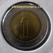 Mexiko -  1 peso 1999