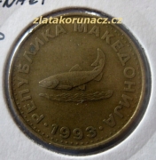Makedonie - 2 denari 1993