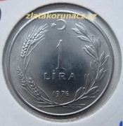Turecko - 1 lira 1976