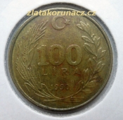 Turecko - 100 lira 1990
