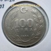Turecko - 100 lira 1988