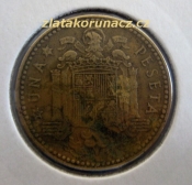 Španělsko - 1 peseta 1947 (54)