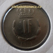 Luxembursko - 1 frank 1981