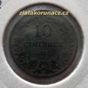 Bulharsko - 10 stotinki 1917
