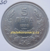 Bulharsko - 5 leva 1930
