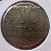 Brazílie - 10 centavos 1967