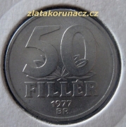 Maďarsko - 50 filler 1977 BP
