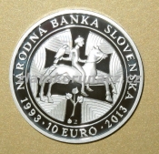2013 - 10€ - Národná banka Slovenska - 20. výročie vzniku