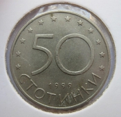 Bulharsko - 50 stotinki 1999