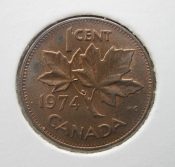 Kanada - 1 cent 1974
