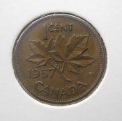 Kanada - 1 cent 1957