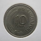 Singapur - 10 cents 1971
