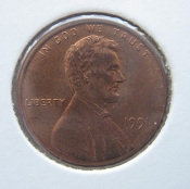 USA - 1 cent 1991