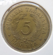 Finsko - 5 markkaa 1937 S