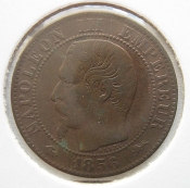 Francie - 5 centimes 1856 D