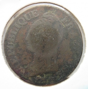 Francie - 5 centimes Lan W
