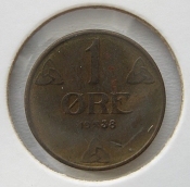 Norsko - 1 ore 1938