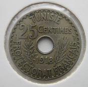 Tunis - 25 centimes 1918