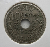 Tunis - 10 centimes 1933