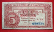 5 Kčs 1949 A 106