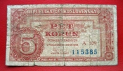 5 Kčs 1949 A 109