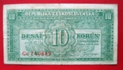 10 Kčs 1950 Cc