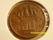 Belgie - 50 centimes 1957 Belgie