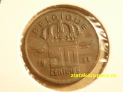 Belgie - 50 centimes 1958 -Belgique
