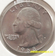 USA - 1/4 dollar 1968 D