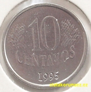 Brazílie - 10 centavos 1995