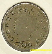 USA - 5 cents 1898