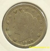 USA - 5 cents 1908