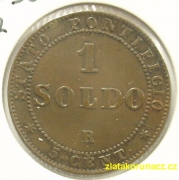 Vatikán - 1 soldo 1867 R