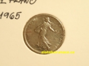 Francie - 1/2 franc 1965